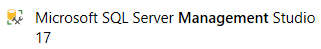 SSMS17 new icon
