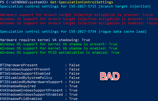 Check your Windows OS for Spectre and Meltdown vulnerability with ...